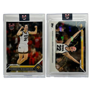 2023-24 Bowman U Now#61 Caitlin Clark All-Time NCAA Scoring Record New Sealed